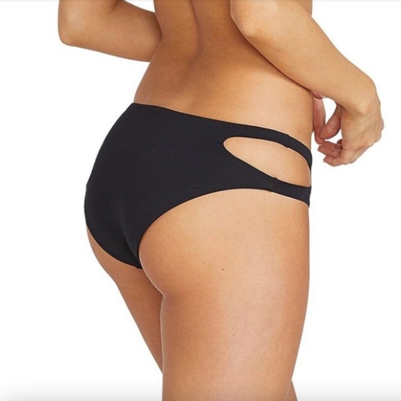 NEW Volcom Simply Seamless Triangle Top & Hipster Bottom 2 Pc. Bikini Set Sz. S - Picture 5 of 8